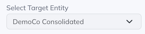 Select the source entity before choosing the referenced model value.