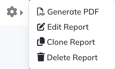 Reports arrange model values and narrative into pages for presentation.